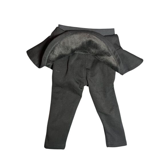 Alex + Nova Black Sabrina Plush‎ Skirt Fleece Lined Leggings Winter Wear Size 2T - Picture 4 of 7